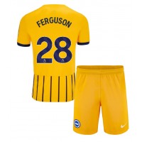 Brighton Evan Ferguson #28 Vonkajší Detský futbalový dres 2024-25 Krátky Rukáv (+ trenírky)